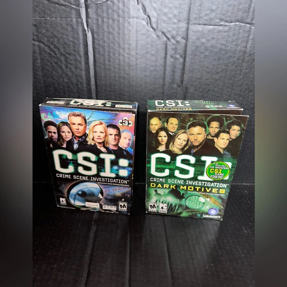 CSI crime scene investigation and CSI crime scene investigation dark PC game